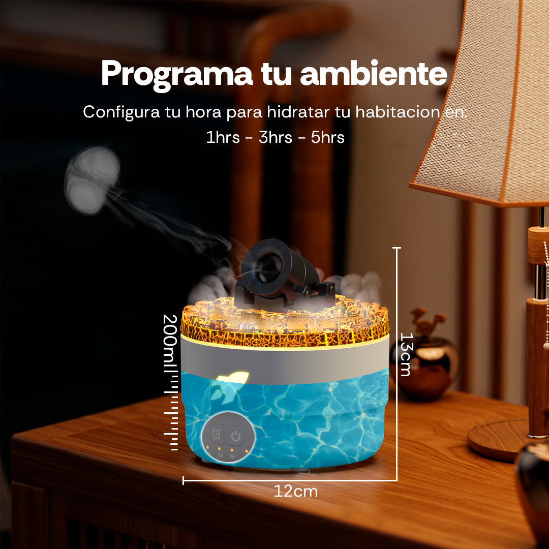 Humidificador de cañón